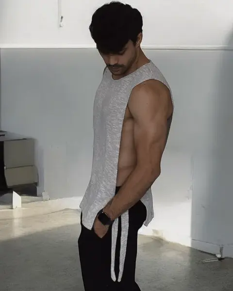 Camisilla tejida abierta